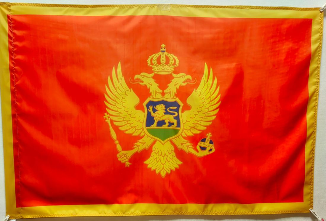 Флаг Черногории 135х90см.
