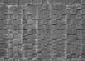 Гипсовая Плитка 3D Мозаика Русский Камень Графит Артикул 07.09 Ш38.5хВ10.5 см 1м2