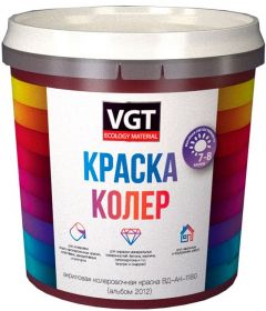 Краска Колеровочная VGT 0.25кг для Водно-Дисперсионных Красок / ВГТ