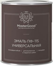 Эмаль ПФ 115 Универсальная Master Good 0.9кг Алкидная / Мастер Гуд