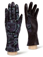 Перчатки женские ш+каш. IS00156 paisley black ELEGANZZA
