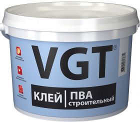 Клей ПВА Строительный VGT 10кг для Бытовых Работ / ВГТ Строительный