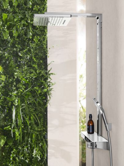 Душевая система с верхним душем Hansgrohe Rainmaker Select Showerpipe 460 2jet 27109400 ФОТО