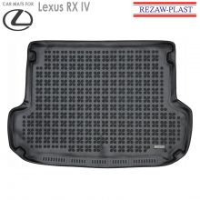 Коврик Lexus RX IV от 2015 - 2022 в багажник резиновый Rezaw Plast (Польша) - 1 шт.