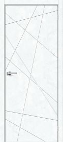 Межкомнатная Дверь с Экошпоном Bravo Граффити-5 Snow Art 600x2000, 700x2000, 800x2000, 900x2000мм / Браво