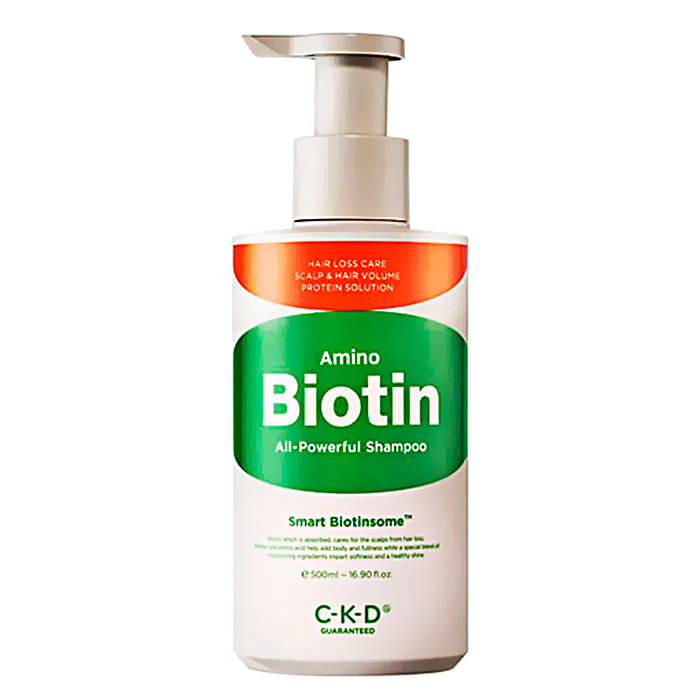 CKD Шампунь с аминокислотами и биотином. Amino Biotin all-powerful shampoo, 500 мл.