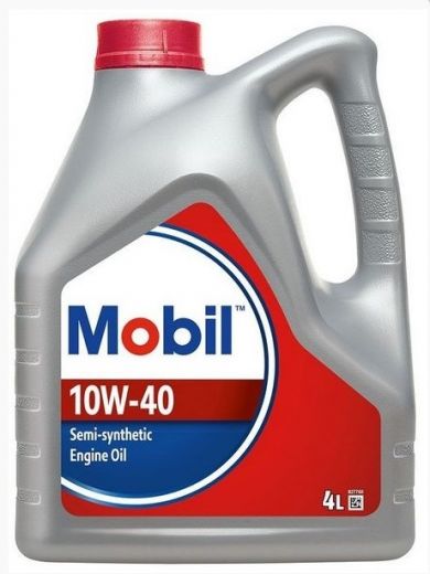 Масло моторное MOBIL 10W-40 полусинтетическое 4 л