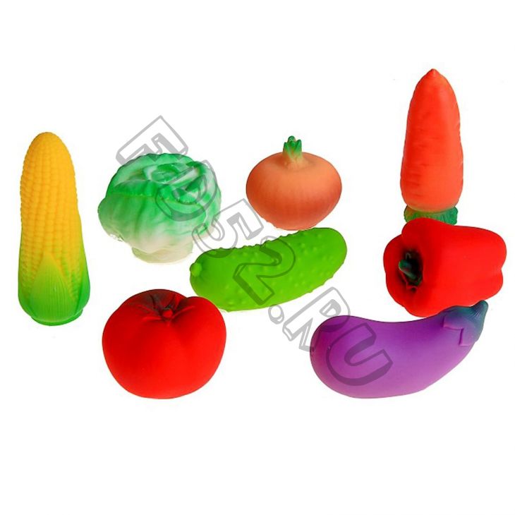 Набор резиновых игрушек «Овощи» 101290