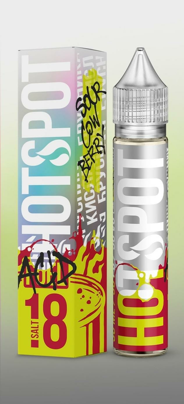Hotspot Acid Salt Sour - Cowberry 30 мл. 18 мг. | VAPELUXE.RU