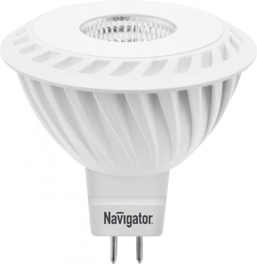 Светодиодная лампа Navigator MR16 GU5.3 7W(525lm) 4000K 4K матов. 53x50 NLL-MR16-7-230-4K-GU5.3-60D (20!) 94351