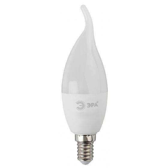 Светодиодная лампа ЭРА стандарт BXS-11W-827-E14 (диод, свеча на ветру, 11Вт, тепл, E14) 2677