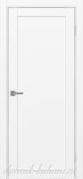 Межкомнатная дверь ТУРИН 501.1 ЭКО-шпон Белый снежный