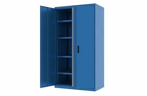 Шкаф металлический для инструмента двухсекционный, Titan, синий FERRUM 43.2101-5015