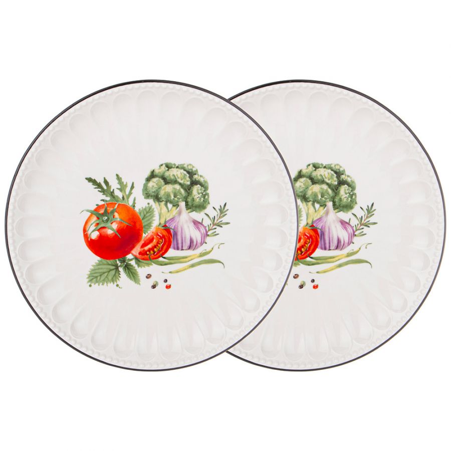 Набор тарелок обеденных "Kitchen passions" 2 шт. 26x2.8 см