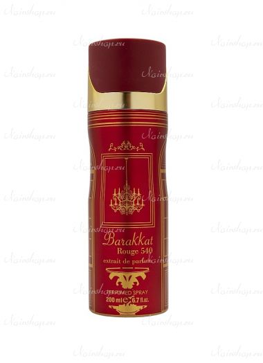 Fragrance World BaraKKat Rouge 540 Extrait de Parfum ♦ Дезодорант