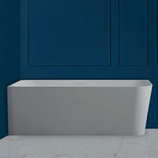 Изображение Отдельностоящая ванна из искусственного камня ABBER Stein AS9621-1.7 L белая матовая 170х75