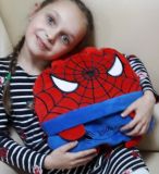 Плед детский сумка подушка Человек-паук 110х160