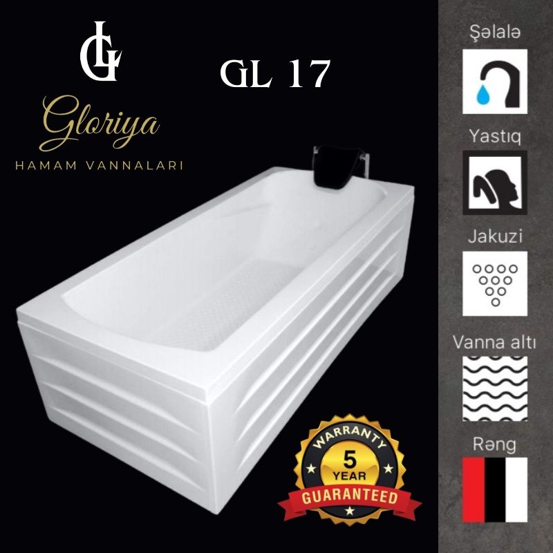 GLORİYA düz vannaları GL17 - 170*90 sm