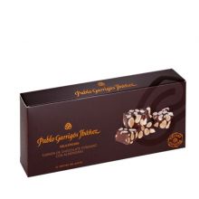 Туррон Pablo Garrigos Delicatessen из черного шоколада с миндалем - 300 г (Испания)