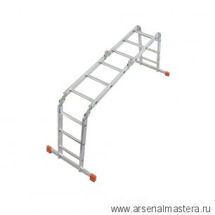 Универсальная шарнирная лестница - стремянка трансформер Krause Monto MULTIMATIC, 4х3 AM120632