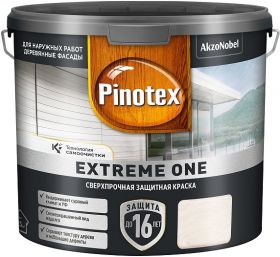 Краска по Дереву Pinotex Extreme One 2.5л Акриловая, Сверхпрочная с Эффектом Самоочистки / Пинотекс Экстрим
