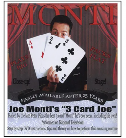 Сценические 3 карты Монте - 3 Card Joe X-Large Cards (28*40 см)