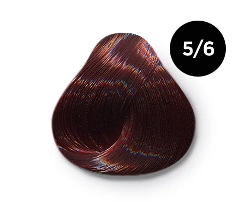 Перманентная крем-краска для волос OLLIN COLOR  5/6 светлый шатен красный