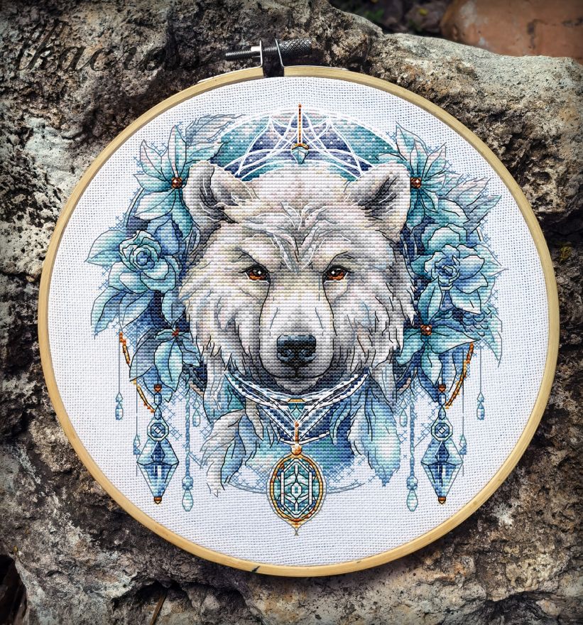 "Медведь". Схема/набор для вышивания крестиком.