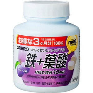 Orihiro Most Железо, Фолиевая кислота, витамины на 90 дней.