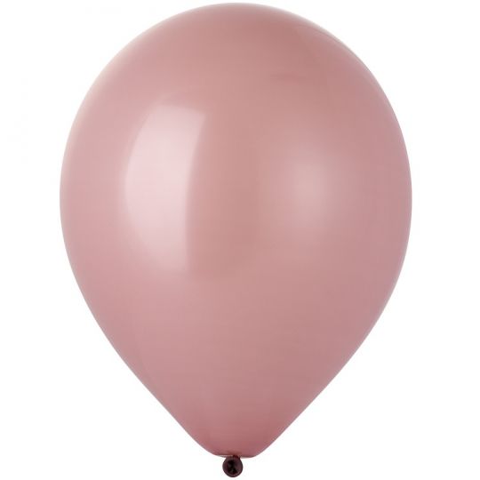 Античный розовый (Пыльный розовый) шар латексный с гелием