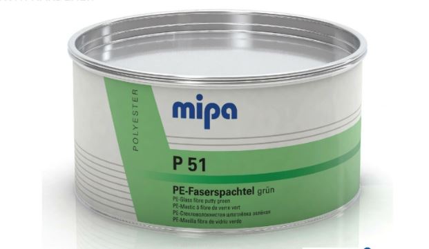 P 51 PE-Faserspachtel Шпатлевка стекловолокнистая зеленая 1,8кг