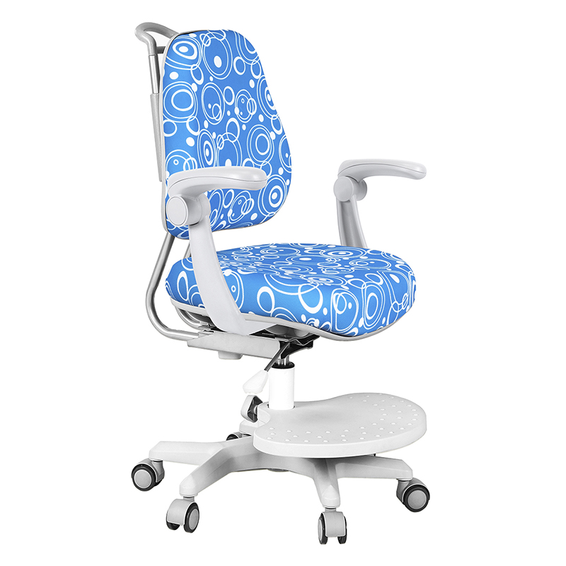 Детское растущее кресло Anatomica Ragenta (синий с мыльными пузырями)