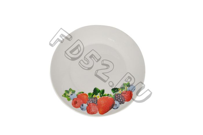 Тарелка 175 мм мелкая Сочные ягоды эконом