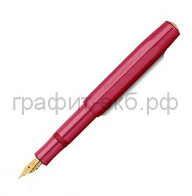 Ручка перьевая KAWECO Collection Ruby F 0,7мм алюминиевый корпус красный 11000148