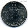 США 25 центов 2004 D Айова