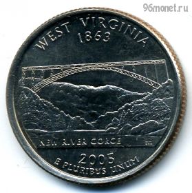 США 25 центов 2005 D Западная Виргиния