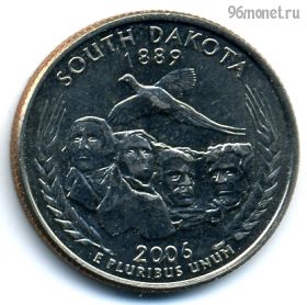 США 25 центов 2006 D Южная Дакота
