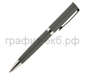 Ручка шариковая BrunoVisconti MILANO корпус серый прямоугольный черный тубус 20-0227/03