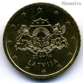 Латвия 50 евроцентов 2014