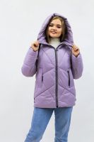 Демисезонная женская куртка осень-весна-еврозима 2811 [розовый]