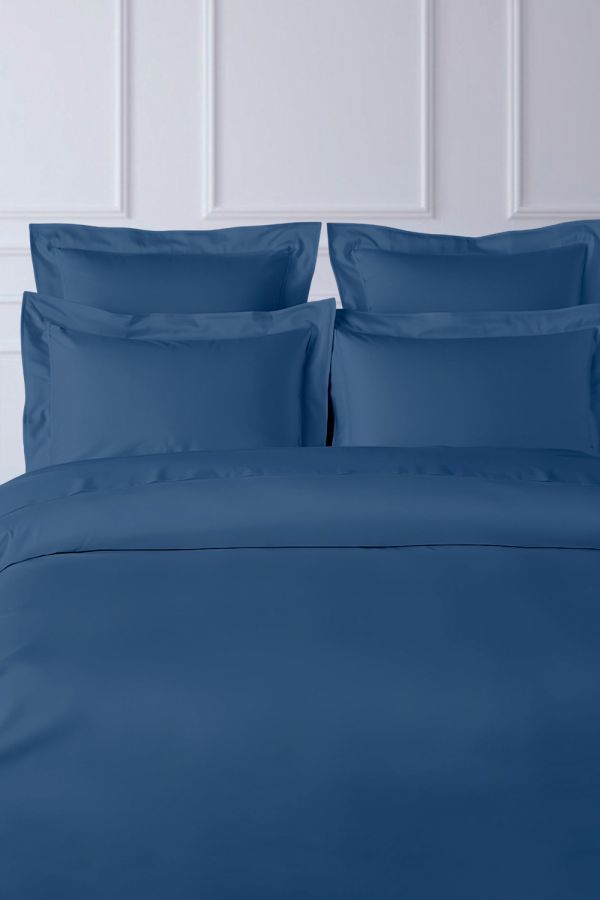 Комплект постельного белья SONNO FLORA 1,5-спальный цвет Глубокий синий [синий]