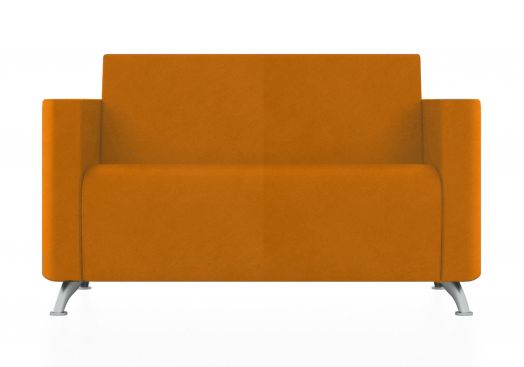 Двухместный диван Сити (Цвет обивки оранжевый)