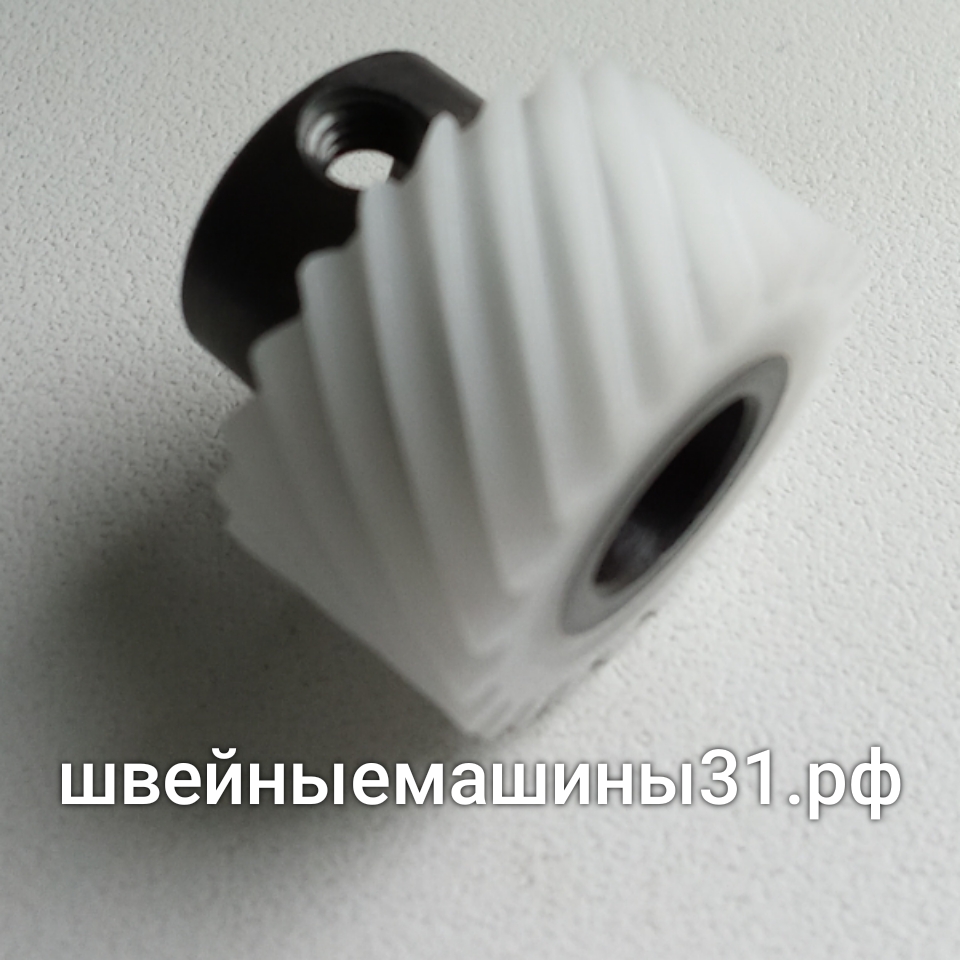 Колесо зубчатое привода челнока Juki HZL e61, e70,  e71, e80 и др. диаметр отверстия под вал 8 мм., длина 18 мм, количество  зубьев - 22.    цена 2500 руб.