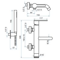 схема Emmevi Filoinox 85001INB