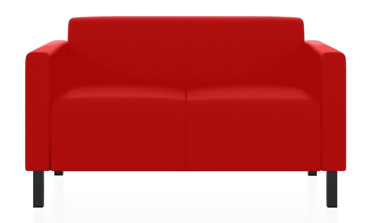 Двухместный диван Евро (Цвет обивки красный)