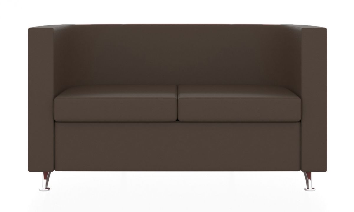 Двухместный диван Эрго (Цвет обивки коричневый)