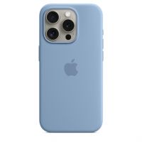 Чехол-накладка Apple MagSafe для iPhone 15 Pro, силикон, зимний синий