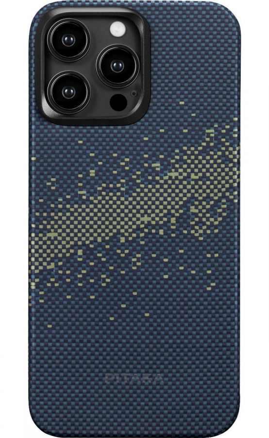 Чехол-накладка Pitaka StarPeak MagEZ 4 Milky Way Galaxy для iPhone 15 Pro, кевлар
