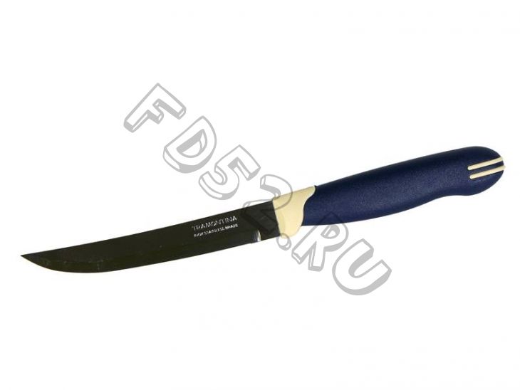 Нож кухонный 5" 12,5см Tramontina Multicolor, гладкий