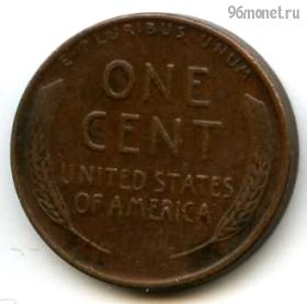 США 1 цент 1952 D